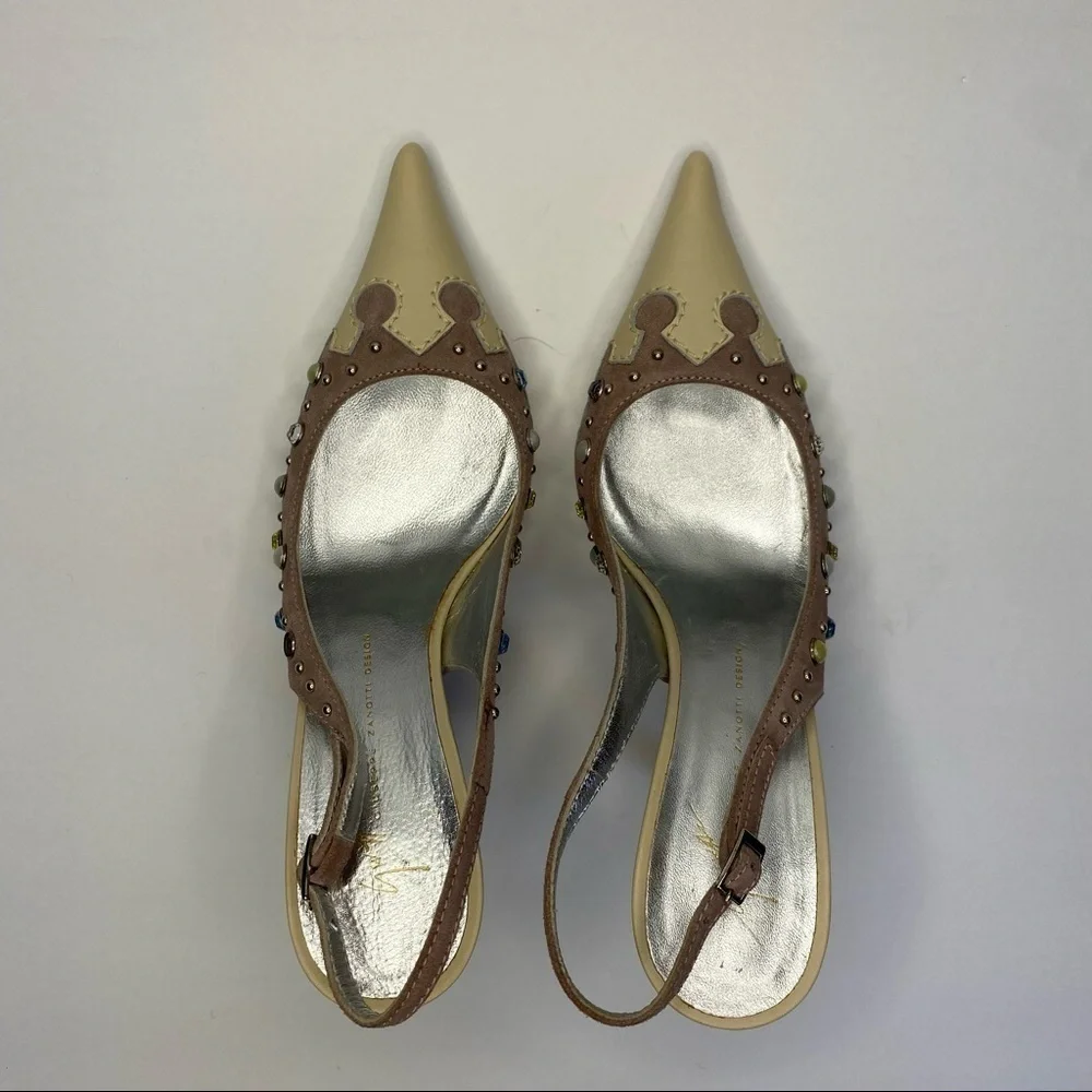 𝅺giuseppe Zanotti Suede Heels Never Worn - Picture 7 of 7